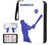 ProCase 4-Pocket Baseball Trading Card Binder Fits 440 Cards, Sport Card Album Book with 55 Sleeves for Football Basketball Colletible Card Holder