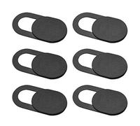 ProCase [6 Pack] Webcam Cover, Ultra Thin Slide Camera Blocker Privacy Cover for Laptop MacBook Air Pro iPad iPhone Echo PS4 Tablet -Black
