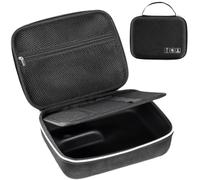ProCase Barber Case for Hair Clippers, Trimmers and Grooming Kits - Black | Hard Travel Case with Washable Oil-Resistant Inner Lining for Hair Clippers, Trimmers, Razor Guards and Grooming Accessories