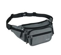 ProCase Bum Bag Waist Fanny Pack for Men Women Ladies with 6 Pockets and Adjustable Belt Large Dog Bumbag for Dog Walking Running Hiking Cycling Travel Holiday Festival Christmas Disney -Grey, M