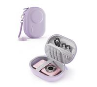 ProCase Camera Case for Kodak PIXPRO FZ55/FZ45/C1 Zoom,for CAMKORY/Lecran/VAHOIALD/Canon IXUS 285 HS, Compact Digital Camera Carrying Case, Shockproof Travel Storage Bag with Mesh Pocket -Purple