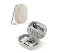 ProCase Camera Case for Kodak PIXPRO FZ55/FZ45/C1 Zoom,for CAMKORY/Lecran/VAHOIALD/Canon IXUS 285 HS, Compact Digital Camera Carrying Case, Shockproof Travel Storage Bag with Mesh Pocket - Beige
