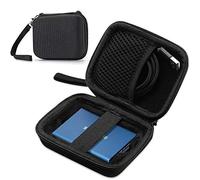 ProCase Carrying Case Bag for Samsung T3 T5, Compact Hard Eva Shockproof Carry Cover Case for Samsung T5 / T3 / T1 Portable SSD 250GB 500GB 1TB 2TB USB 3.1 Type C Hard Drive -Black
