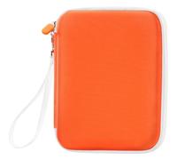 ProCase Carrying Case for Yoto Card with 80 Pockets Storage Capacity, Portable Holder Organizer for Kids Yoto Player & Mini Cards with Zipper Sleeves Binder - Orange