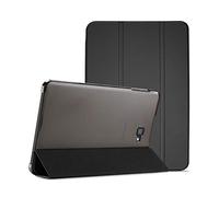 ProCase Cover for GalaxyTab A 10.1 2016 Case T580 T585 T587, Ultra Slim Lightweight Stand Shell Case Smart Cover with Translucent Frosted Back Cover -Black