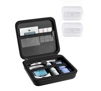ProCase Diabetes Travel Case, Portable Diabetic Blood Sugar Test Kit Organizer, Protective Carrying Bag for Glucose Monitor, Test Strips, Lancets, Lancing Device & Alcohol Wipes with Small Boxes-Black