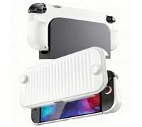 ProCase Dockable Switch 2 Grip Case, Protective PC Front Cover with a Foldable Controller Holder Design, Slim Shockproof Hard Shell Fit for 2025 Switch 2 & Kickstand -White