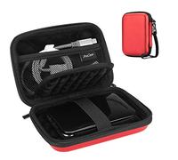 ProCase External Hard Drive Travel Case for 2.5" HDD/SSD -Red | Fits Seagate Portable, Samsung T9, WD Elements, My Passport, Toshiba Canvio Basics, 1TB-5TB Drives, USB 3.0 HDD/SSD Storage