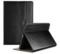 ProCase for Galaxy Tab S6 Lite 10.4 Inch 2024/2022/2020 with S Pen Holder; Premium PU Leather Folio Business Stand Cover with Hand Strap; Pencil Holder; Front Pocket -Black