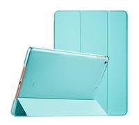 ProCase for iPad 9th/ 8th/ 7th Generation Case 10.2 Inch (2021/2020/2019 Release), 10.2 iPad Case 9th/ 8th/ 7th Gen Cover, Slim Smart Cover with Translucent Hard Shell Back -Aqua