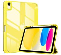 ProCase for iPad A16 11th/10th Generation Case with Pencil Holder, Yellow