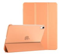 ProCase for iPad (A16) 11th Generation 11 Inch 2025/ iPad 10th Generation 10.9 Inch 2022 Case, Slim Smart Cover With Translucent Hard Shell Back, Supports Touch ID, Auto Wake/Sleep -Orange