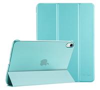 ProCase for iPad (A16) 11th Generation 11 Inch 2025/ iPad 10th Generation 10.9 Inch 2022 Case, Slim Smart Cover With Translucent Hard Shell Back, Supports Touch ID, Auto Wake/Sleep -Aqua