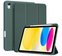 ProCase for iPad (A16) 11th Generation 11 Inch 2025/ iPad 10th Generation 10.9 Inch 2022 Case with Pencil Holder, Hybrid Cover with Soft TPU Back, Supports Touch ID, Auto Wake/Sleep -Green