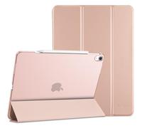 ProCase for iPad Air 13 Inch Case M4/M3/M2(2026/2025/2024), Slim Smart Cover iPad 13 Air M4 M3 M2 Case with Translucent Hard Shell Back, Supports Touch ID, Auto Wake/Sleep -Rosegold