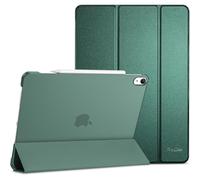 ProCase for iPad Air 13 Inch Case M4/M3/M2(2026/2025/2024), Slim Smart Cover iPad 13 Air M4 M3 M2 Case with Translucent Hard Shell Back, Supports Touch ID, Auto Wake/Sleep -MidnightGreen