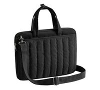 ProCase for MacBook Neo 13" Laptop Sleeve with Shoulder Strap -Black | MacBook Neo Laptop Bag for Women, Protective & Lightweight, Front & Back Accessory Pocket, Compatible with MacBook, HP, Dell