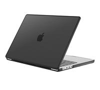 ProCase for MacBook Pro 16 Inch 2023 2022 2021 (M3 A2991 /M2 A2780 /M1 A2485), Translucent Hard Shell Cases Shockproof Cover for MacBook Pro 16" -Black