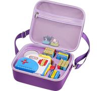 ProCase Hard Carrying Case for Little Tikes Story Dream Machine Starter Set, Kids Large Toy Bag Travel Portable Storage Box for Boy Girl Littles Character Books, Container with Shoulder Strap -Purple