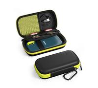 ProCase Hard Carrying Case for SanDisk Extreme/SanDisk Extreme Pro Portable External SSD, 500GB 1TB 2TB 4TB 8TB USB-C Solid State Drive, EVA Shockproof Travel Case with 2 SD Card Slots -GreenBlack