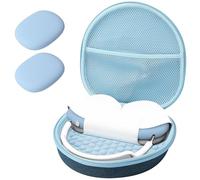 ProCase Hard Case for Apple AirPods Max & AirPods Max 2, Travel Protective Carrying Case with Silicone Ear Cushion Covers, Shockproof EVA Shell with Soft Lining & Accessory Pocket - Navy