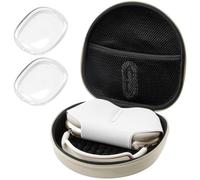 ProCase Hard Case for New AirPods Max, Travel Carrying Headphone Case with Silicone Earpad Cover & Mesh Pocket, AirPods Max Protective Portable Storage Bag -Starlight