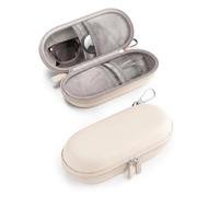 ProCase Hard Double Sunglasses Glasses Case for Men Women -Beige