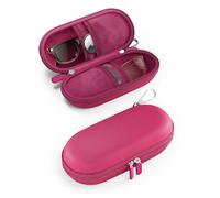 ProCase Hard Double Sunglasses Glasses Case for Men Women -Raspberry