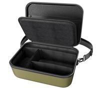 ProCase Hard Shell Camera Bag for DSLR/SLR/Mirrorless Cameras, Soft Padded Digital Camera Case Travel Bag with Shoulder Strap Dividers for Nikon/Sony/Canon EOS R100 R50 and Accessories -Green