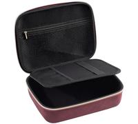 ProCase Hard Travel Case for Hair Clippers, Hair Cutting Barber Supplies Holder, Trimmer Organizer Storage Bag for Hatteker/Oneisal/Wahl 5Star/Andis Men Razor Guard Grooming Kits -Wine
