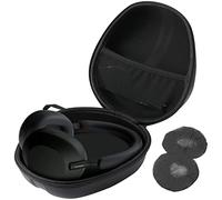 ProCase Headphone Case for Sony Beats Bose JBL JVC Panasonic Mpow, Audio Technica and More, Travel Carrying Hard Headphone Case with 2 Earpad Covers for Over Ear Headphones -Black