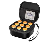 ProCase Insulin Vial Holder for Fridge, Storage Case for Standard 10ml U-100 Peptides or Insulin Vials, Diabetic Supplies Organizer Protector -Black, 9-Slot
