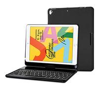 ProCase iPad 10.2 Inch 2021 2020 2019 Keyboard Case (9th / 8th / 7th Generation), Protective Cover with Wireless Keyboard,for iPad 9 / iPad 8 / iPad 7 -Black