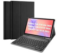 ProCase Keyboard Case for Galaxy Tab S10 Lite/ S10 FE 2025 / S9 FE 10.9-Inch with S Pen Holder, Protective Cover Case with Detachable Wireless Keyboard for Galaxy Tablet 10.9" -Black