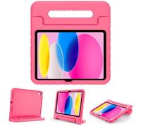 ProCase Kids Case for iPad A16 11th 11” / iPad 10th 10.9” -Pink | Shockproof Lightweight Cover with 180° Rotatable Handle Grip & Pencil Holder, Dual-angle Kickstand for iPad 11/10 2025/2022