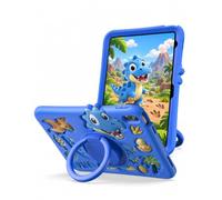 ProCase Kids Case for iPad A16 11th 2025/10th 2022, Rotating Stand, Blue | Shockproof kids case for iPad A16 11th 2025/10th 2022 Gen with easy-grip handle, full-edge protection, 360°rotating stand