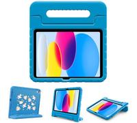 ProCase Kids Case for iPad A16 11th Generation 2025/iPad 10th Generation 2022 with Pencil Holder, iPad 11/10 Case Shockproof Lightweight Cover with Stand Convertible Handle for Children -Unicornblue