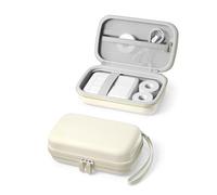 ProCase Label Maker Case Compatible with NIIMBOT D110/D11 Upgraded Version, Compact Portable Bag for ORGBRO X1/ NDYIN N12 Sticker Printer, Storage for Label Tapes&Accessories (Case Only) -Beige