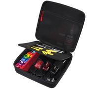 ProCase Large Barber Tool Organizer Case for Corded/Cordless Hair Clippers and Supplies, DIY Dividers Fits 3-4 Clippers, Travel Bag for Hair Cutting Grooming, Trimmer Razor Guard Holder for Men -Black