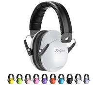 ProCase Noise Cancelling Headphones for Kids Toddler, SNR 27dB Noise Reduction Ear Muffs, Hearing Protection for Monster Jam, Concerts, Fireworks, Shooting, Air Show, Autism Sensory Needs -White