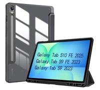 ProCase Protective Case for Galaxy Tab S10 FE 2025 / S9 FE 10.9" / Tab S9 11" 2023, Slim Stand Hard Back Shell Smart Cover for Galaxy Tab S10 FE/S9 FE/S9 Tablet -Graphite