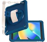 ProCase Rugged Case for Samsung Galaxy Tab A11 Plus 11" 2025 Case, Heavy Duty Shockproof Rugged Cover with Hand Strap 360 Degree Rotatable Kickstand Protective for Samsung Galaxy Tab A11+ 2025 -Navy