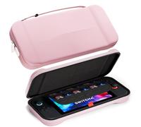 ProCase Slim Carrying Case for Nintendo Switch 2 2025, Travel Case Hard-Shell with 12 Game Card Slots, Switch 2 Protector Accessories -Pink