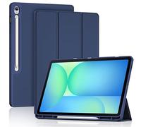 ProCase Slim Case for Galaxy Tab S10 FE Plus 5G 13.1" Built-in S Pen Holder, Hybrid Cover with Soft TPU Back for Galaxy Tab S10 FE+ 2025 (SM-X620/ X626/ X626B), Supports Auto Wake/Sleep -Navy