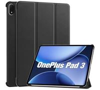ProCase Slim Case for OnePlus Pad 3 13.2 inch 2025, Compatible with OnePlus Stylo 2 Stylus, Stand Hard Shell Cover, Foldable PU Leather Tablet Case -Black