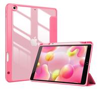 ProCase Slim Cover Case for iPad 9th Gen 2021/ 8th Gen 2020/ 7th Gen 2019 iPad 10.2 Case, Smart Hard Shell Protective Case with Pencil Holder for 10.2-inch iPad 9/8/7 Generation -Melonpink