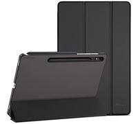 ProCase Slim Lightweight Case for Galaxy Tab S8/S7 11 inch - Translucent Frosted Back - Black
