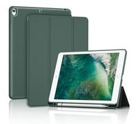 ProCase Smart Case for 10.5” iPad Air 3rd Generation 2019 / iPad Pro 2017, Slim Stand Cover with Pencil Holder Translucent Frosted Back for Air 3 -Mgreen