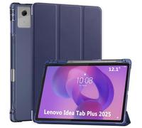 ProCase Smart Case for 2025 Lenovo Idea Tab Plus 12.1 Inch / K12, Slim Light Cover Trifold Stand Hard Shell Folio Smart Protective Case for Idea Tablet Plus/Tab K12 12.1" with Pen Holder -Navy