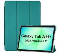 ProCase Smart Case for Galaxy Tab A11+ Plus/A9+ Plus 11 Inch, Slim Stand Hard Back Shell Protective Tablet Cover Folio Case for 11" Galaxy Tab A11+ Plus 2025/A9+ Plus 2023 -Emerald